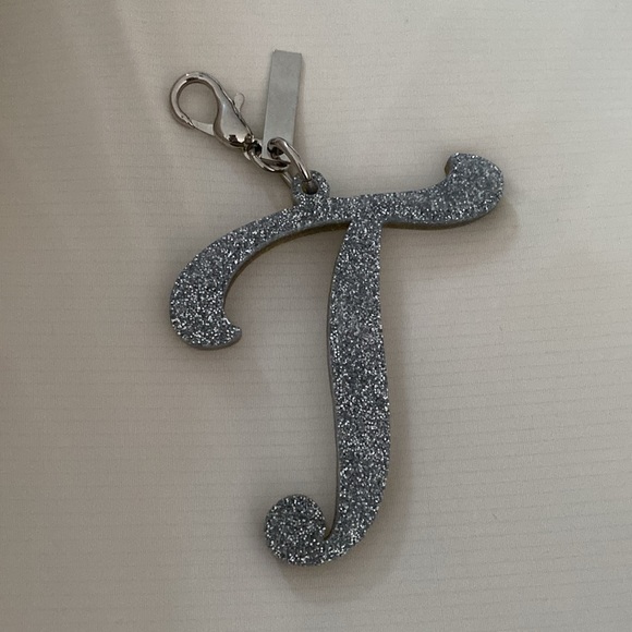 Edie Parker Keychain/Bag Charm, Alphabet Letter “T” - Picture 3 of 6